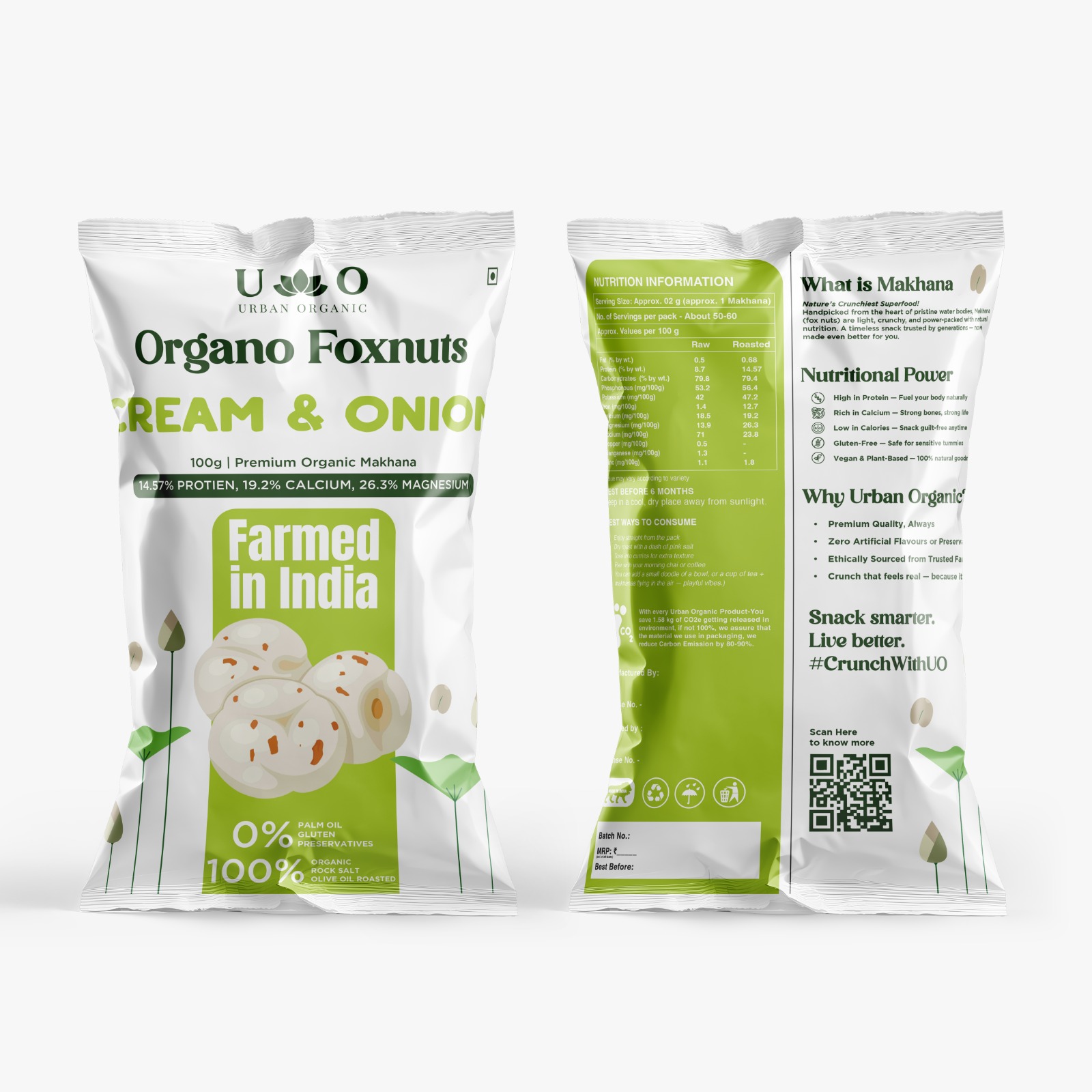 Orange Foxnuts Cream & Onion