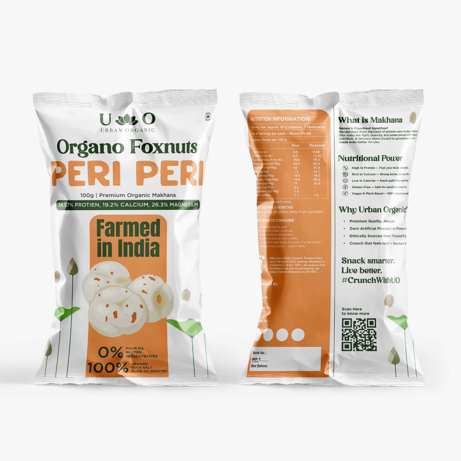 Orange Foxnuts Peri Peri