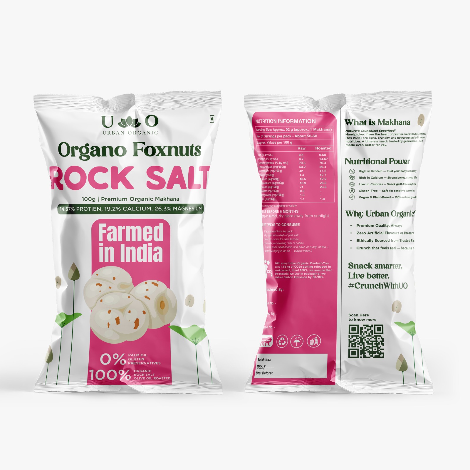 Orange Foxnuts Rock Salt