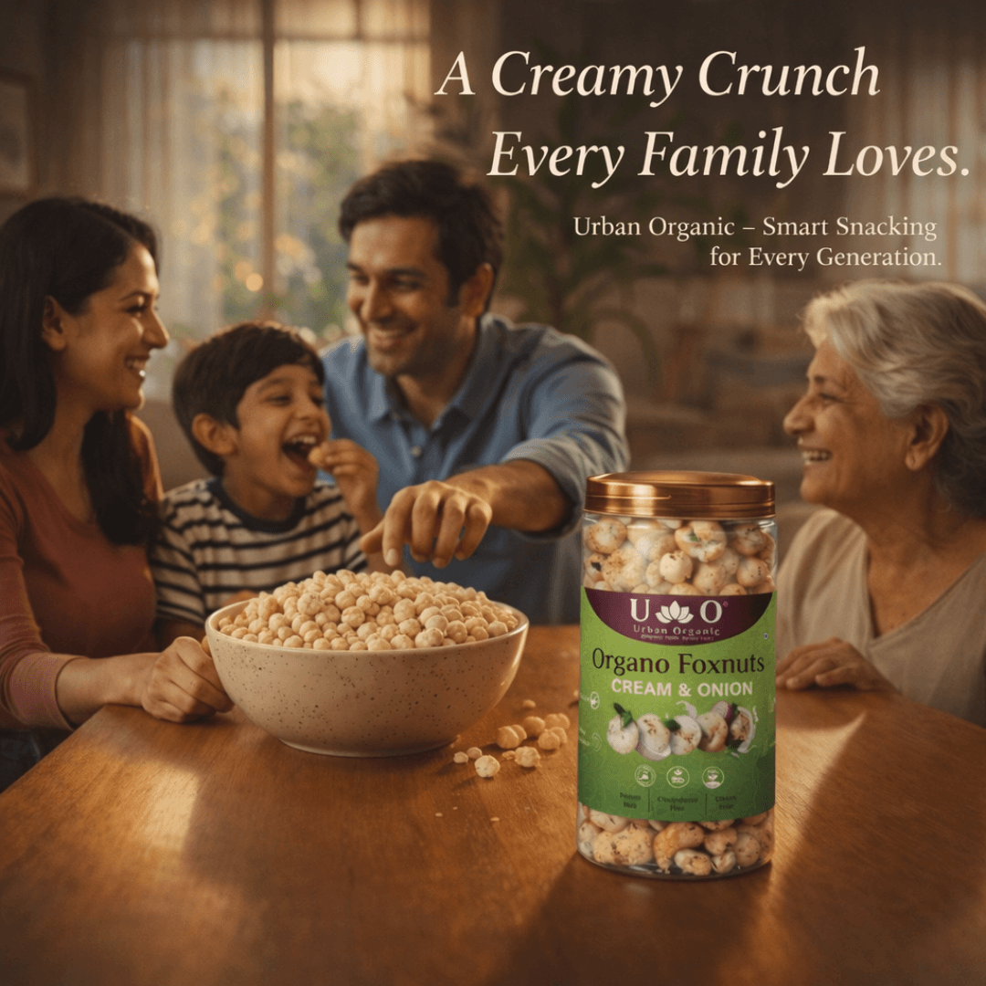 The Smarter Crunch: Why Cream & Onion Roasted Makhana is the Ultimate Upgrade for Your Snack Bowl