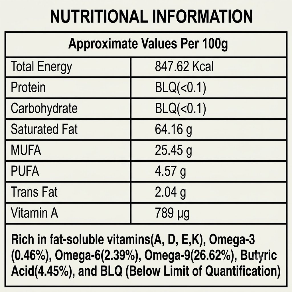 Urban Organic GHRITAM A2 Safed Musli & Brahmi Ghee | Bilona A2 Cow Ghee | Brain & Vitality Support | Herbal Infused Desi Ghee | 100% Pure, Farm Fresh - Image 4