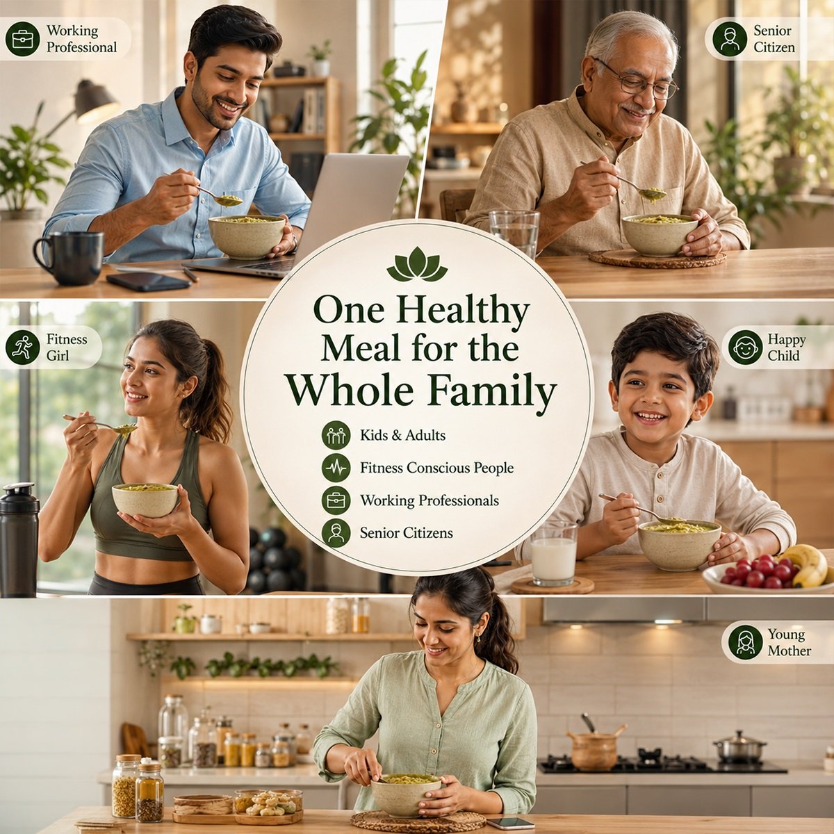 Buy 2 UshOdaya Multi Grain Nutri-Cereal Mix (450g Each) & Get 15% OFF | Healthy Breakfast Combo | Urban Organic - Image 7