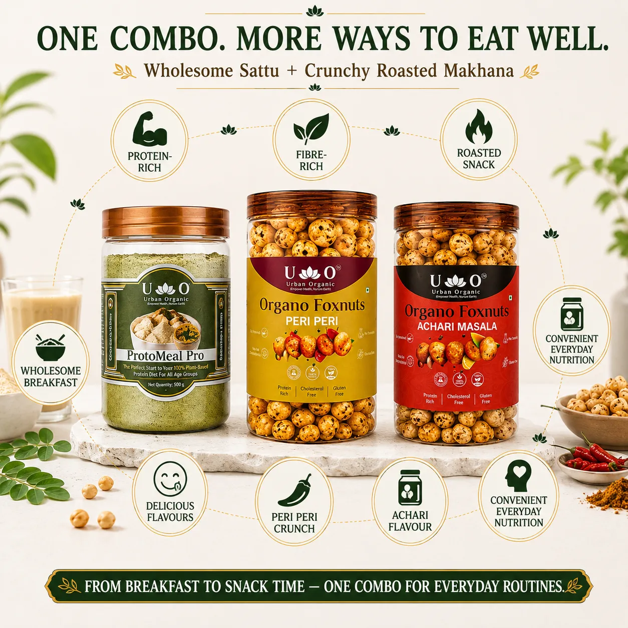 Moringa Masala Sattu + 2 Roasted Makhana Combo | ₹599 - Image 4
